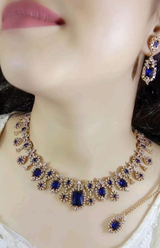 American Diamond Necklace- AD037