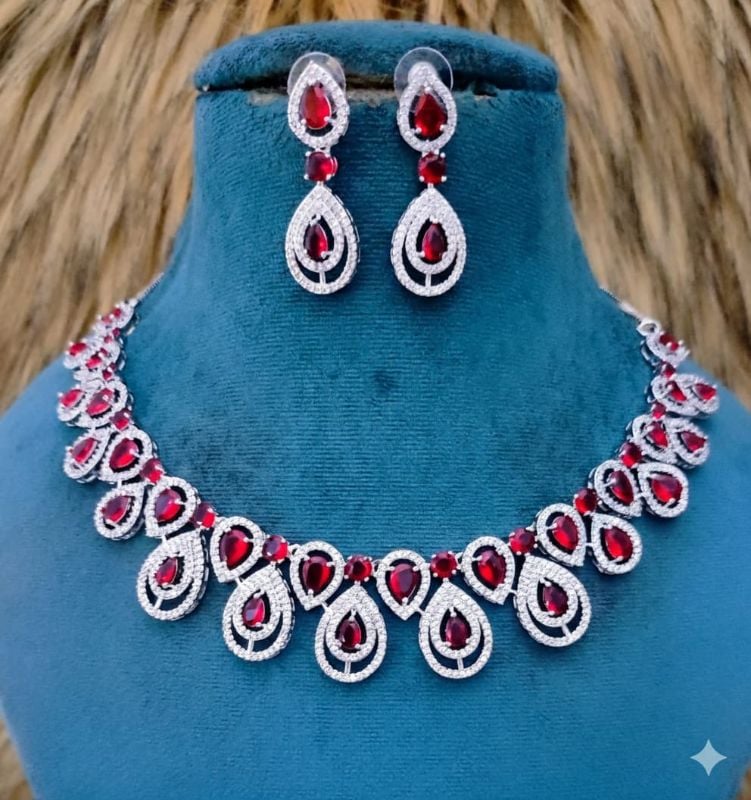 American Diamond Necklace- AD021