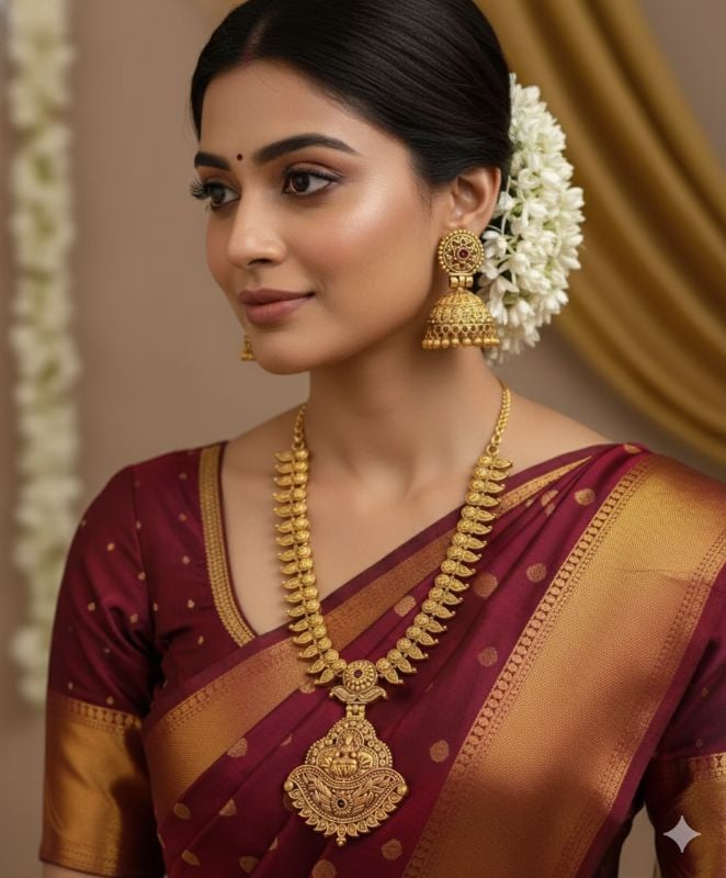 Fashion Latest Long Design Necklace Set-GP039