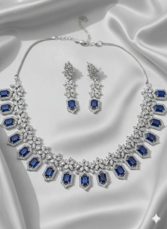 American Diamond Necklace- AD072