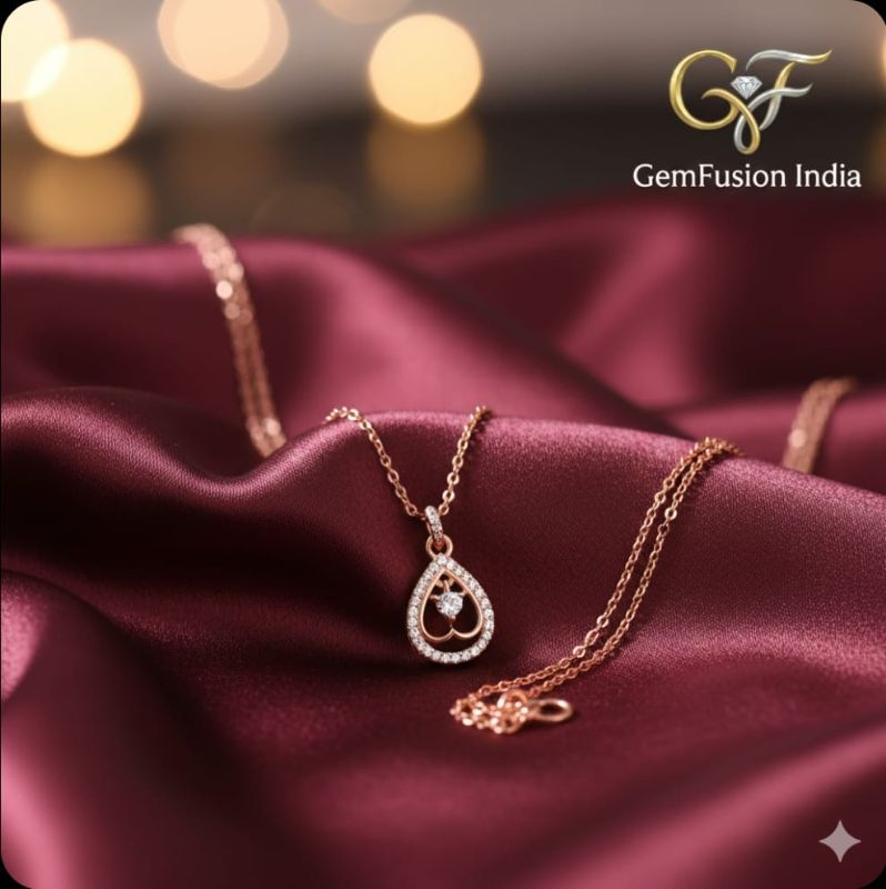 Austrian Crystal Water Drop Pendant Necklace With Chain For Women- P0012