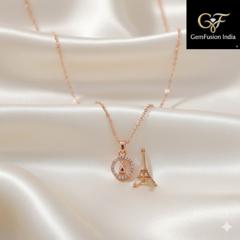 Austrian Crystal Water Drop Pendant Necklace With Chain For Women- P0030