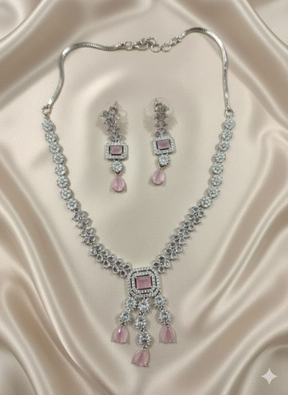 American Diamond Necklace- AD055