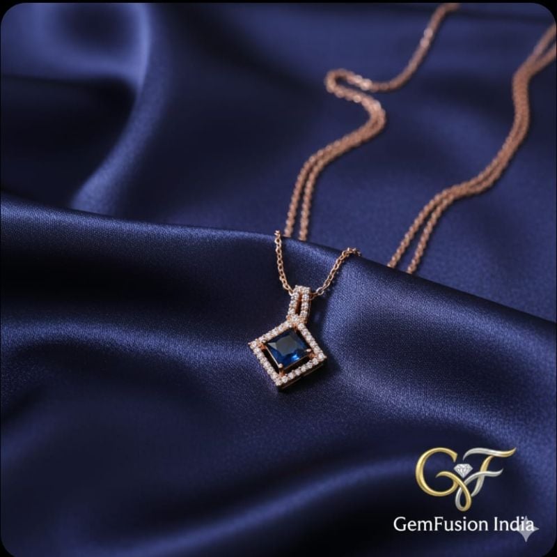 Austrian Crystal Water Drop Pendant Necklace With Chain For Women- P0026