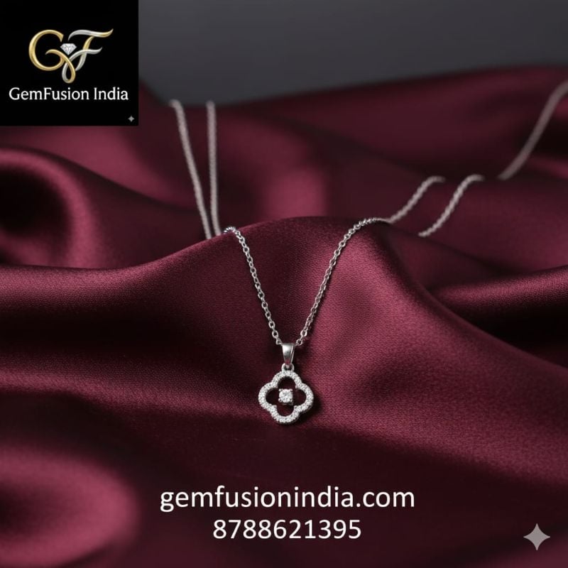 Austrian Crystal Water Drop Pendant Necklace With Chain For Women- P0027