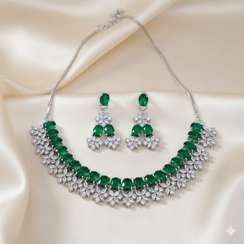 American Diamond Necklace- AD053