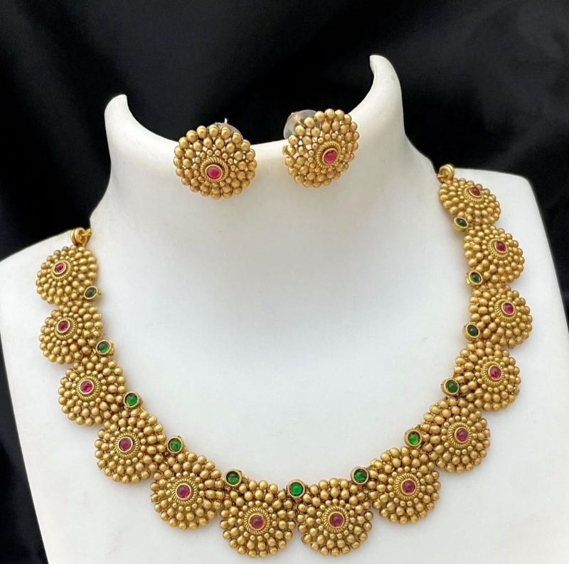 South Indian Traditional Necklace Set-GP036