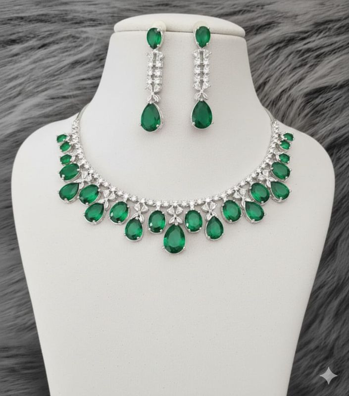 American Diamond Necklace- AD019