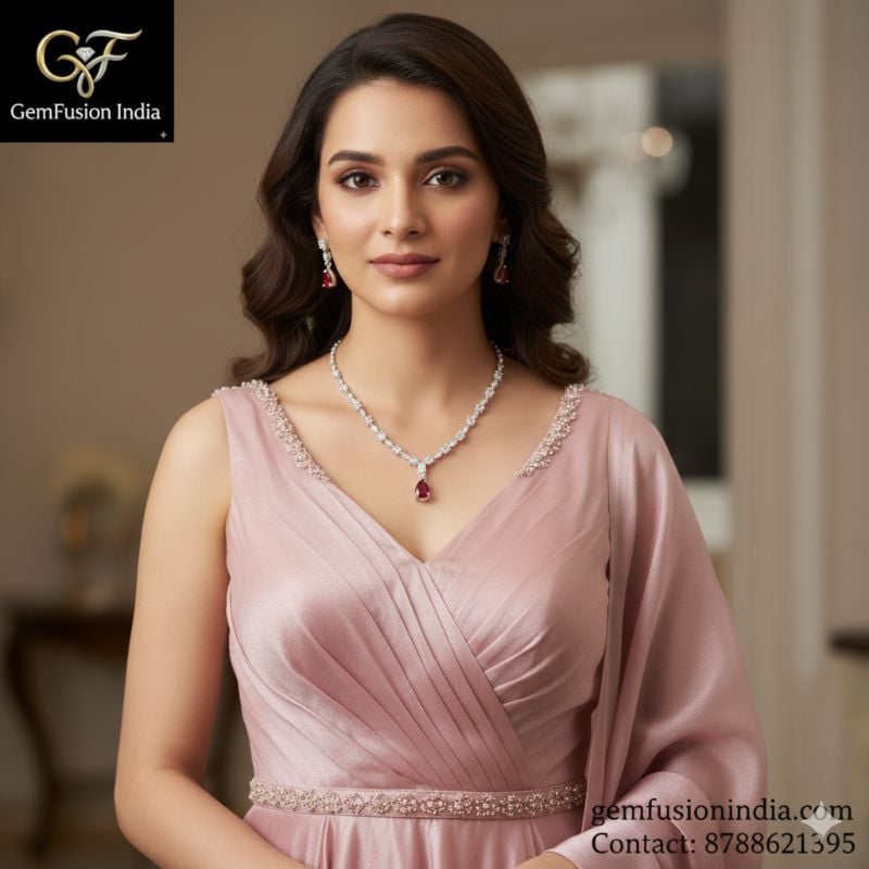 American Diamond Necklace- AD007