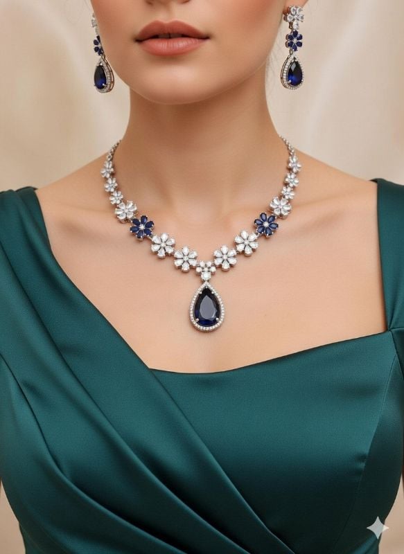 American Diamond Necklace- AD041