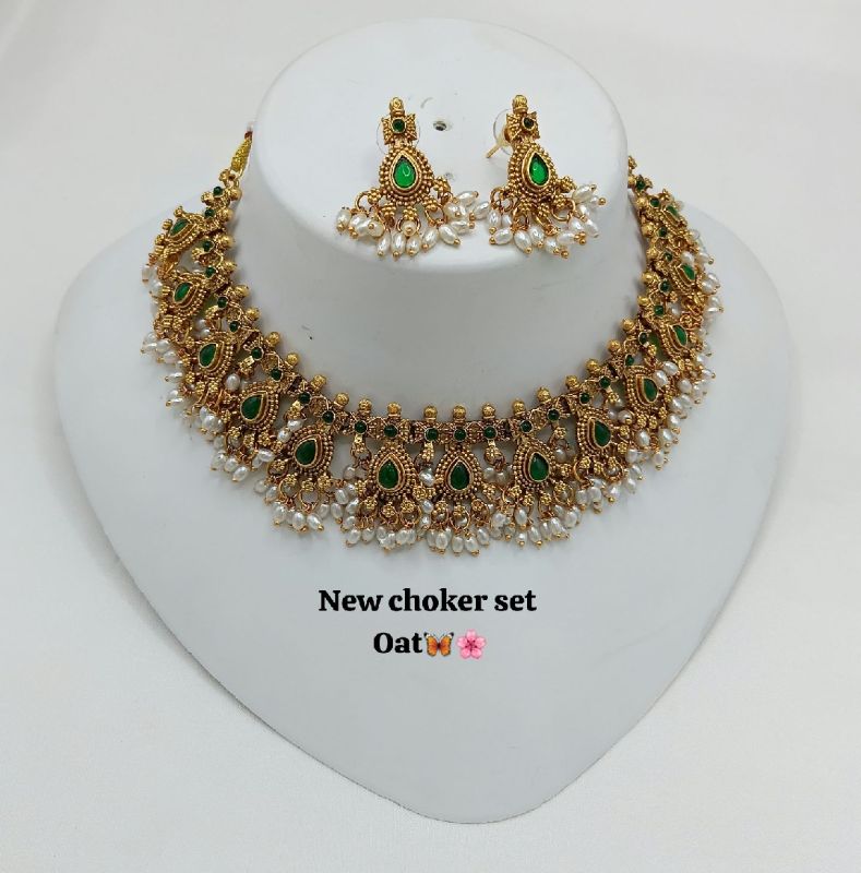 South Indian Traditional Necklace Set-GP035