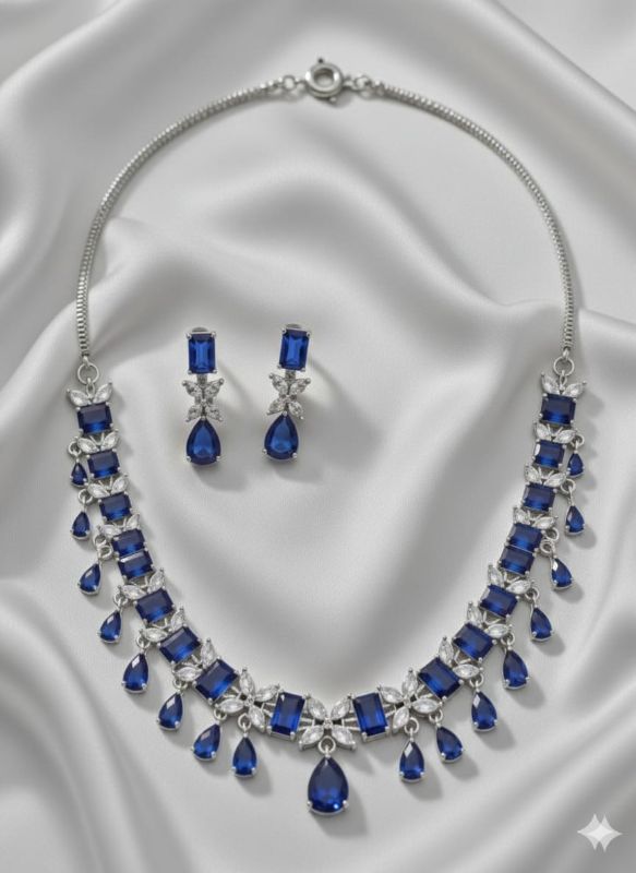 American Diamond Necklace- AD068