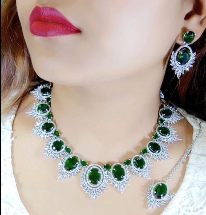 American Diamond Necklace- AD034