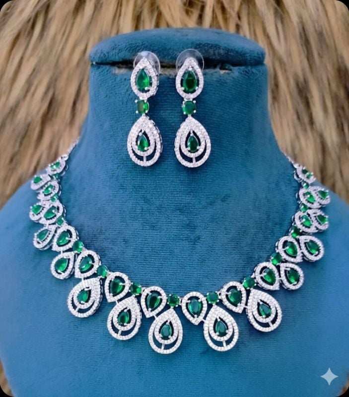 American Diamond Necklace- AD020