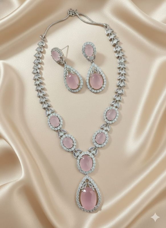 American Diamond Necklace- AD064