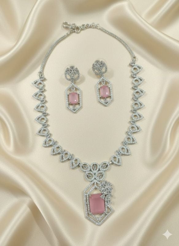 American Diamond Necklace- AD063