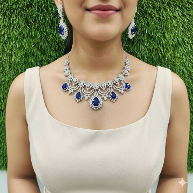 American Diamond Necklace- AD029