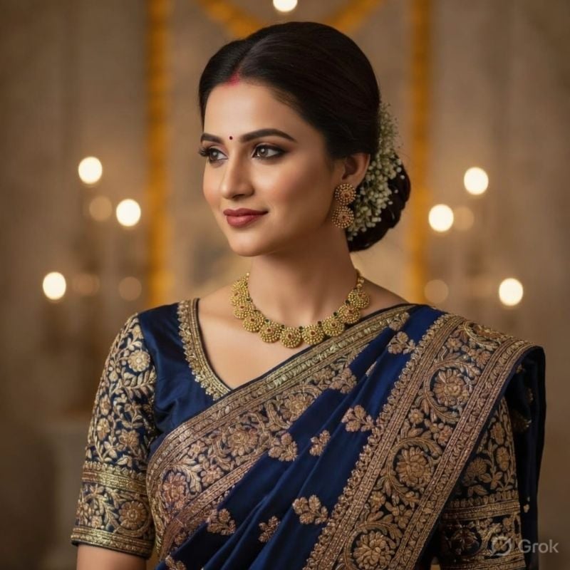 South Indian Traditional Necklace Set-GP036