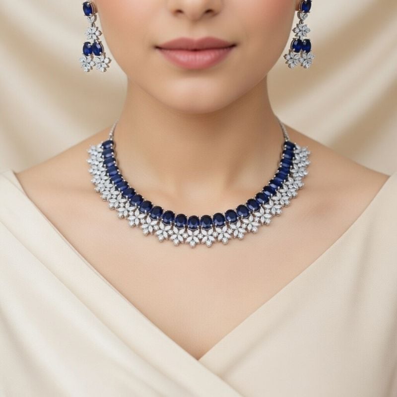 American Diamond Necklace- AD051