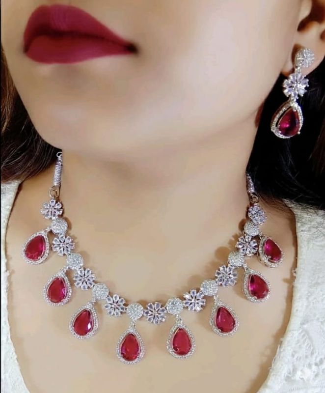 American Diamond Necklace- AD031