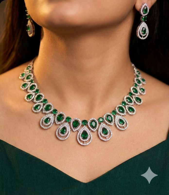 American Diamond Necklace- AD020