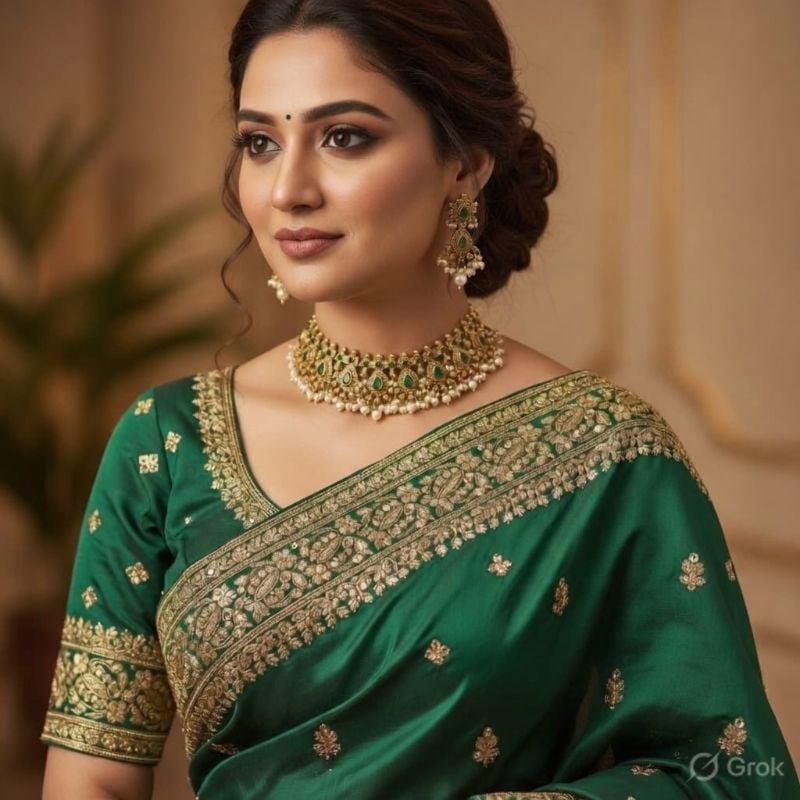 South Indian Traditional Necklace Set-GP035