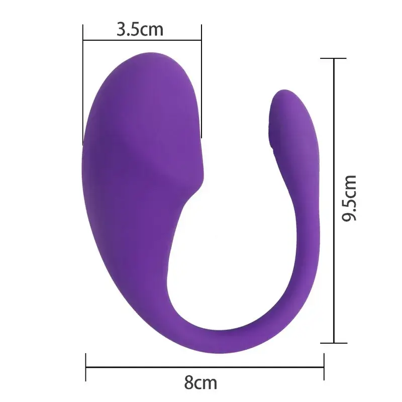 Huevo vibrador inteligente controlable por el móvil