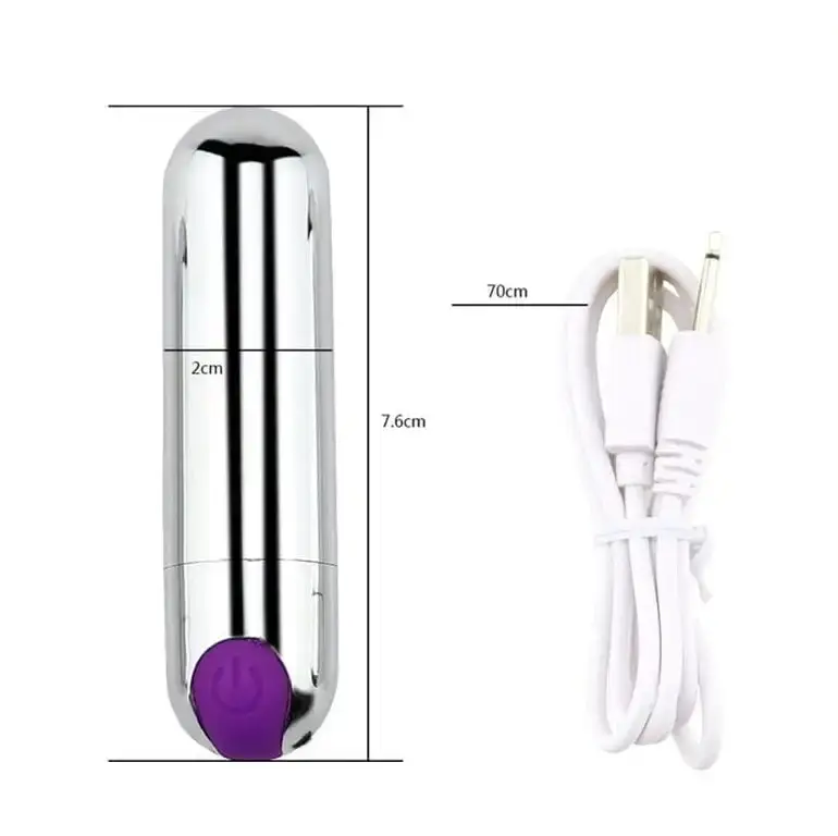 Bala Vibradora para Vagina Recargable USB