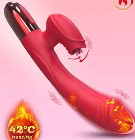 Consolador Vibrador con lengua
