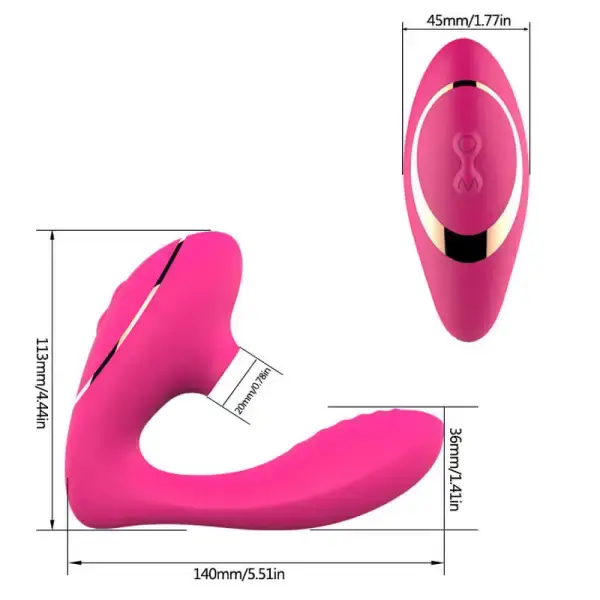 Vibrador-Succionador estimulador de Punto G