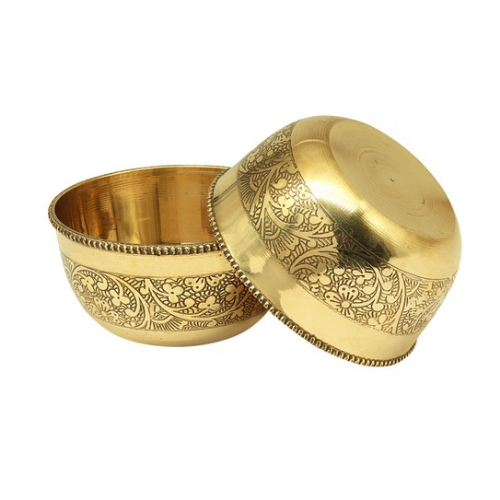 Brass bowl set (pack of 2)