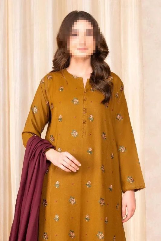 Embroidered 3-Piece Suit