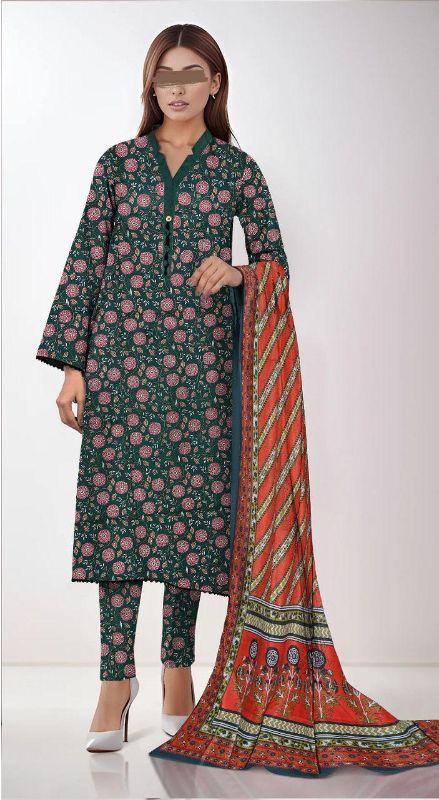 Khaddar Printed 3-Piece