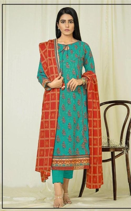 Khaddar Printed 3-Piece