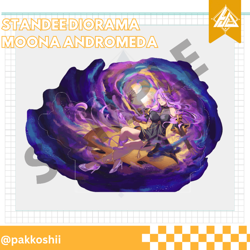 Standee Diorama Moona Andromeda [Fiya/Pakosshii]