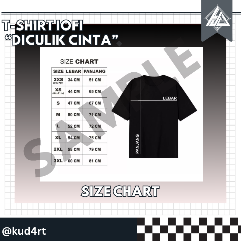 T-Shirt Iofi "Diculik Cinta" [Kuda]