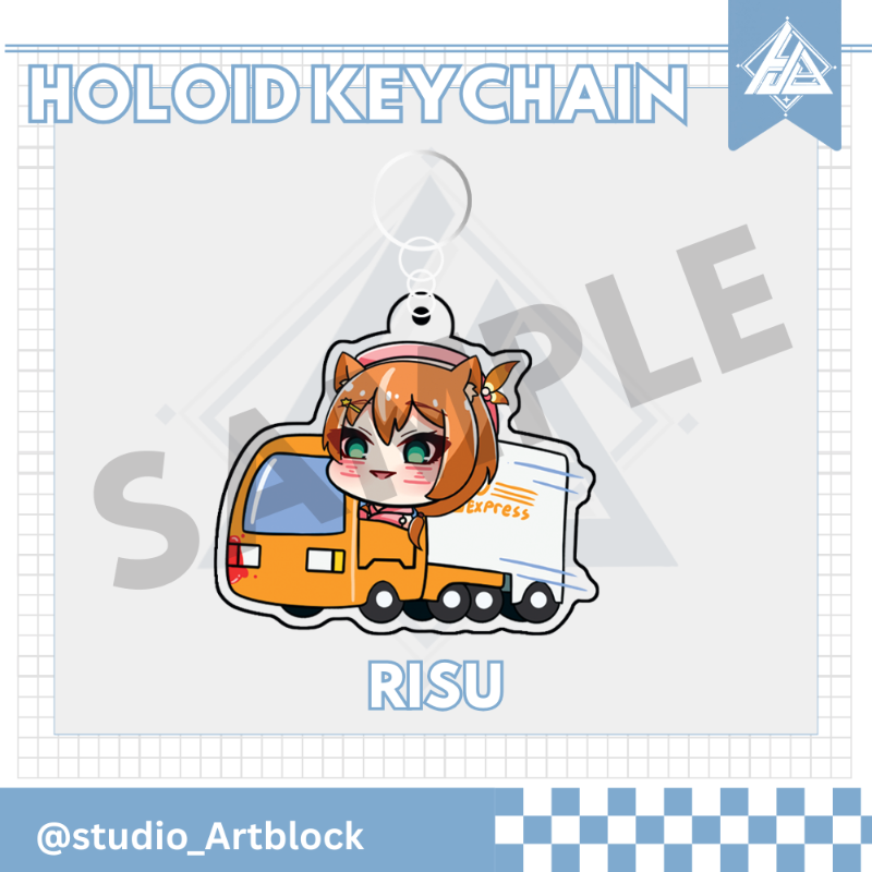 HoloID Acrylic Keychain[Artblock]