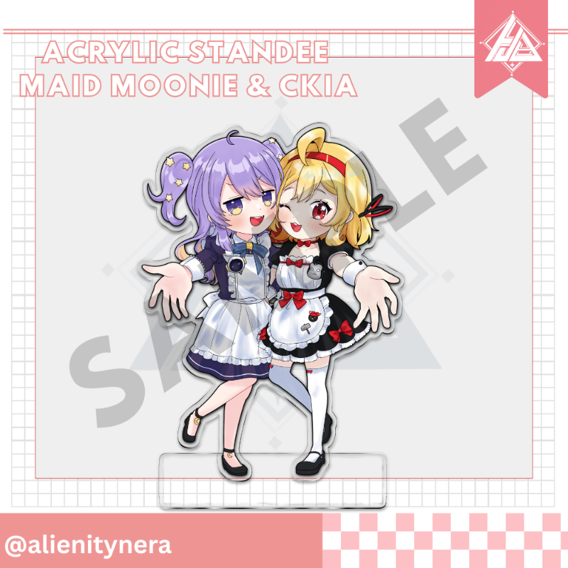 Acrylic Standee (15 cm) Moonie & Ckia [Alienitynera]