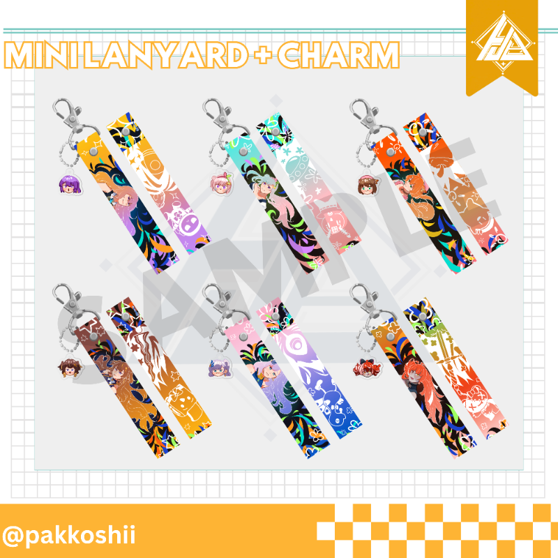 Mini Lanyard + Charm [Fiya/Pakosshii]