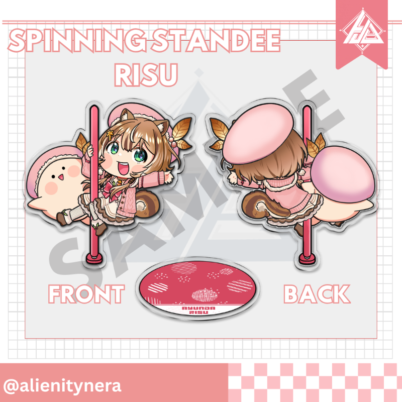 Spinning Standee Risu [Alienitynera]