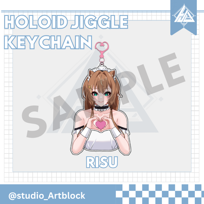 HoloID Jiggle Keychain [Artblock]