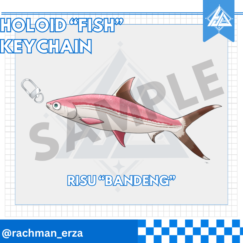 Holo ID "Fish" Keychain [Erza]