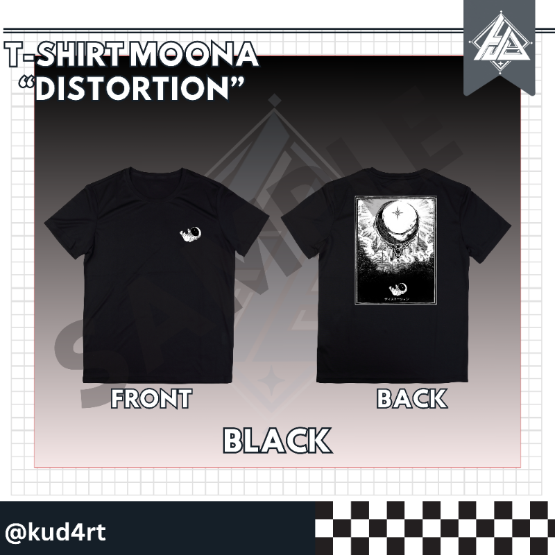T-Shirt Moona "Distortion" [Kuda]