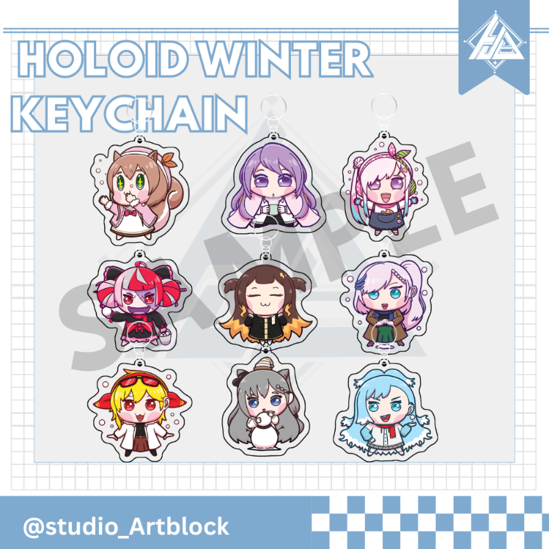 HoloID Christmas Acrylic Keychain [Artblock]