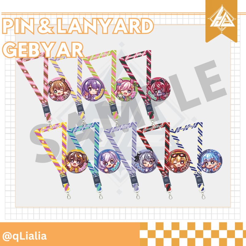 Pin & Lanyard Gebyar HoloID [Qlialia]
