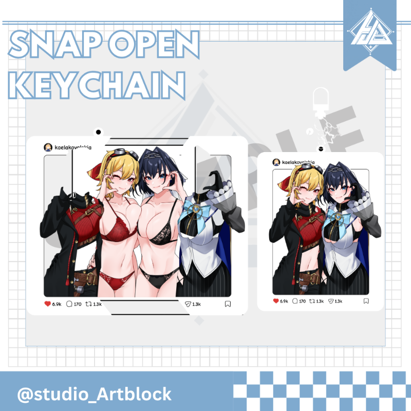 Snap open Keychain TimeSmith [Artblock]