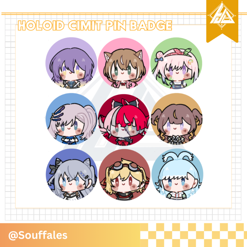 Cimit Holo ID Pin Badge[Souffales]