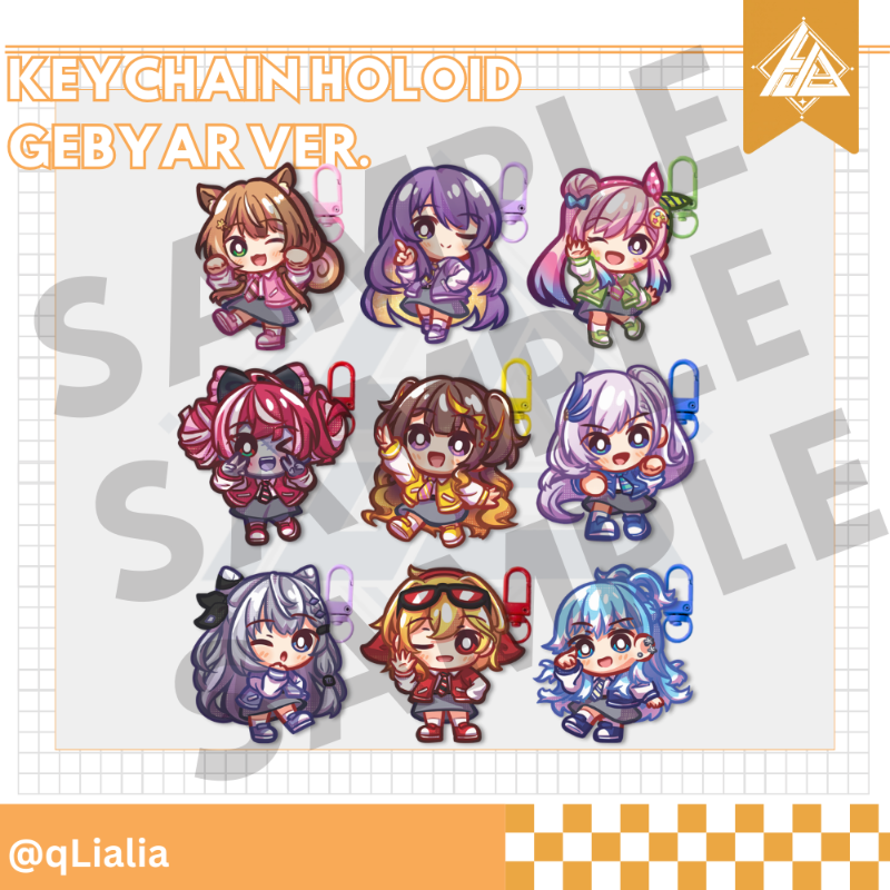 Keychain HoloID Gebyar (GBY) ver. [Qlialia]