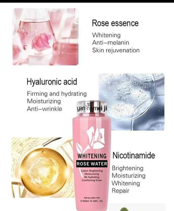 Lotion de visage à L’eau de rose