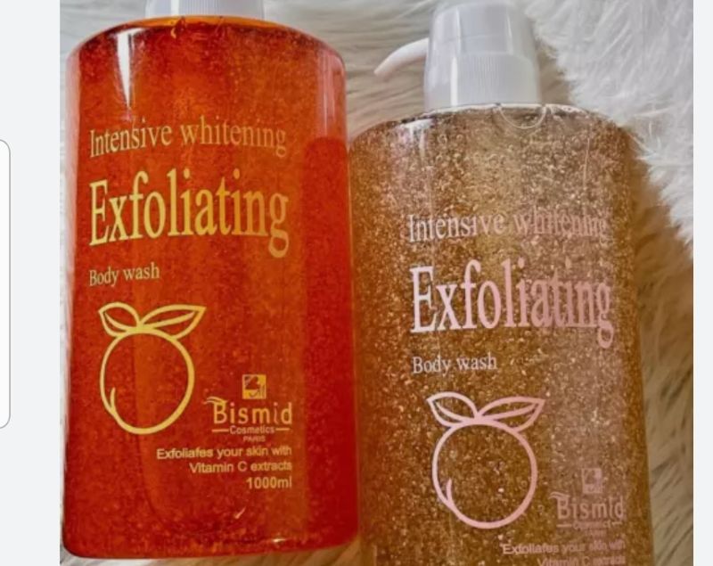 Gel douche  blanchissant